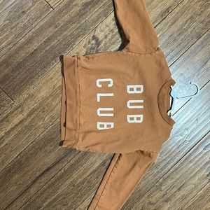“Bub Club” 2t crewneck sweatshirt